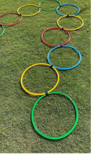 Agility Rings (Diameter 45cms) - Set of 12 (Multicolor)